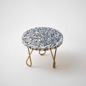 Cake Stand Circular Shape <b>Mosaic</b> Design Resin Platter Stand Planter Stool for Multipurpose Birthday Party Home Hotel Tradnary - Product Image 4