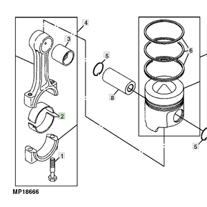 Roulement haute résistance MIA880563 pour pièce de rechange de tracteur John Deere pour fonction de moteur et de transmission lisse - Product Image 5