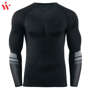 Latest OEM <b>Custom</b> Sublimated Rash Guard for Men Printed with New <b>Design</b> and Logo <b>Compression</b> <b>Shirts</b> - Product Image 3