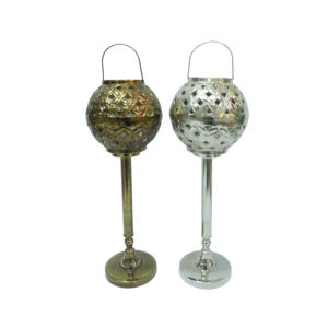Unique Style <b>Candle</b> <b>Holder</b> Silver and Gold Finishing Set of 2 Home Hotel <b>Candle</b> Pillar <b>Outdoor</b> Decoration Luxury <b>Candle</b> Stand - Product Image 1