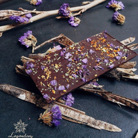 Barra Sólida de Chocolate Real Legendaria EVERLASTING con Flores Dulces y Nueces - Certificación ISO, 12 Meses de Vida Útil, Hecho en Vietnam