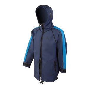 2mm Neoprene Waterproof Windproof Hooded Men's Diving Coat - Product Image 2
