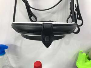 Brida de Cuero de Primera Calidad con Muserola de Caída y Riendas Antideslizantes, Equipo Ecuestre de Primera Calidad - Product Image 5