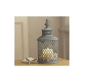 โคมไฟแก้วแขวนโลหะแบบตั้งพร้อมวัสดุเหล็กสำหรับตกแต่งงานแต่งงานที่บ้าน - Product Image 1