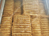 Fibres de coco compressées Arava MF001 de haute qualité pour l'agriculture et les produits caoutchoutés, humidité maximale 20%, origine Sri Lanka