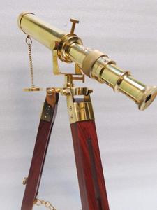 Télescope nautique Vintage 16 k en laiton massif, sur support, entièrement fonctionnel - Product Image 3