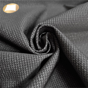 Tissu serviette 95% polyester 5% élastique, petit tissu couleur blanc et noir pour chemises - Product Image 5