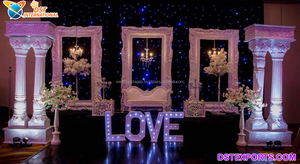 Las Maravillas mágico boda ventana montaje boda tema etapa telón de fondo Imperial al aire libre de la boda de escenario a Marco - Product Image 2