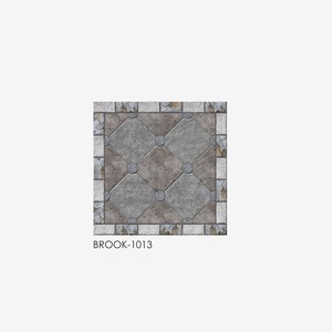 Carreaux de sol décoratifs en céramique aspect bois de couleur grise 40x40cm - Product Image 3