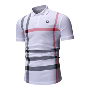 Camiseta de algodón y poliéster Unisex, Polo liso - Product Image 2