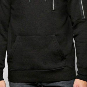 Sudadera con capucha de felpa francesa para hombre, 100% algodón, personalizada al por mayor, ajustada, con cremallera frontal, manga, cremallera, logotipo bordado, con capucha y estampado para adultos - Product Image 4