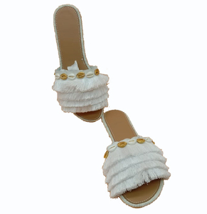 Sandalias Flip-Flop Hechas a Mano de Estilo Vintage, Calzado Casual de Diseño Nuevo, Plataforma Plana Antideslizante, Parte Superior de Cuero Genuino - Product Image 6