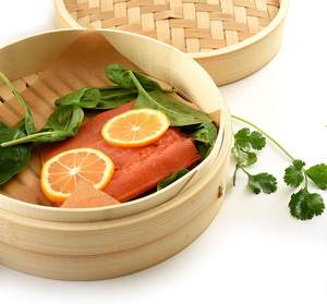 Juego de cesta de vapor de bambú ecológico Mini 10 pulgadas 12 pulgadas con logotipo láser grabado hecho en Vietnam - Product Image 4