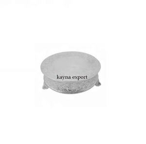 Decoración moderna de utensilios de cocina para el hogar, soporte de pastel redondo de Metal en relieve elegante para fiestas de boda y uso doméstico - Product Image 1