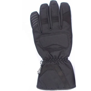 Robertson Genuine Leather Motocross <b>Gloves</b> Highway Auto Motorcycle Racing Sports Black Waterproof White Long <b>UK</b> Adjustable Hook - Product Image 3