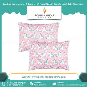 Ropa de bebé personalizado OEM de bebé de algodón orgánico funda de almohada - Product Image 4