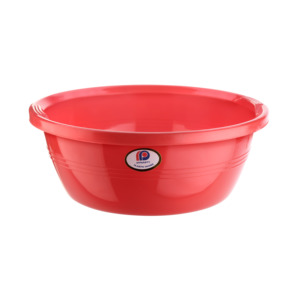 Recipiente Redondo de Plástico PP Resistente para Uso Doméstico de 12 Pulgadas Sin Tapa - Product Image 1