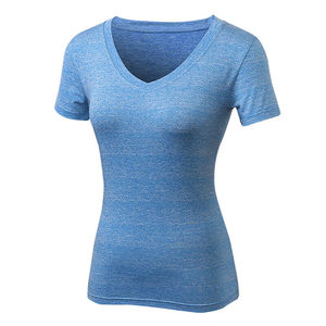 Camisetas de Fitness de alta calidad para mujer, camisetas de gimnasio para Yoga, ropa deportiva ajustada para trotar, camisetas de compresión, top personalizado - Product Image 2