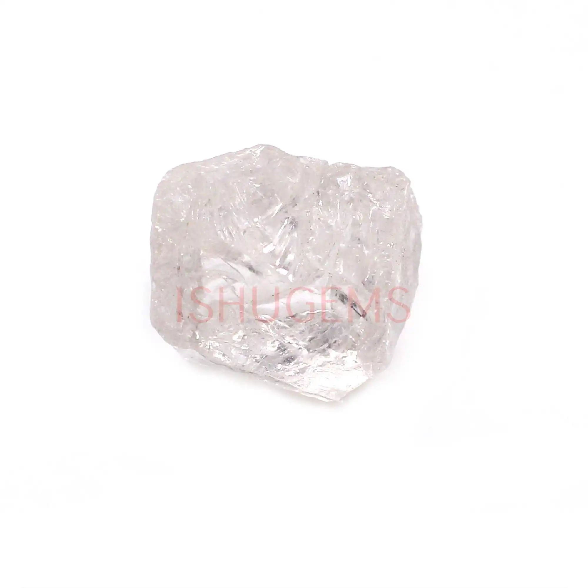 Natural Morganite 10 × 10ミリメートルFreeフォームRough 8.30 Carat Loose Gemstone