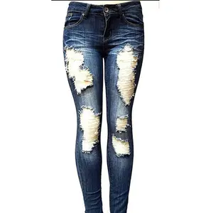 Overalls High Waist Trousers Women's Denim Pants Hot Sale Casual Custom Straight Women Denim Jeans