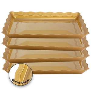 ถาดเสิร์ฟทรงกลมโบราณสุดหรู คุณภาพสูง ทำจากทองแดง ทองเหลือง สแตนเลส สำหรับตกแต่งบ้านและใช้ในครัว - Product Image 5