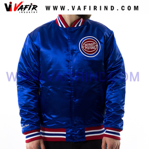 Blouson d'hiver en Satin pour hommes, personnalisé, vente en gros - Product Image 2