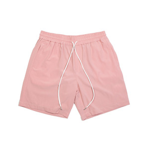Pantalones cortos de baloncesto de verano rosas personalizados para entrenamiento Casual Fitness Sports High Street Style con patrón bordado - Product Image 1