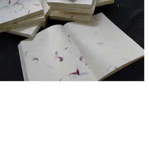aster flower petal paper refill journals for book binders and journal makers
