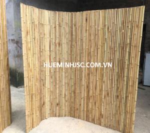 Clôtures en bambou naturel et fumé pour jardin, bambou vietnamien de haute qualité, clôture naturelle, H180 x L240 x D2.5-4.0, facile à assembler - Product Image 3
