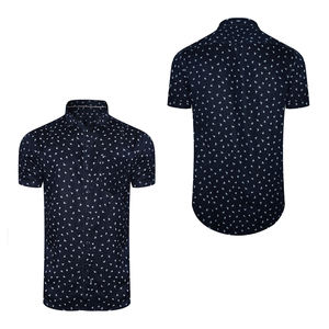 <b>High</b> quality modern design <b>men's</b> Cotton, size available plus size dress <b>shirts</b> / <b>Men's</b> Short Sleeve Cotton Casual Dress <b>Shirts</b> - Product Image 4