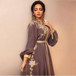 Vestido de boda y fiesta con cuentas de cristal embellecedoras, lo último en STYLISH---CAFTAN, para el trabajo, 2021 - Product Image 1