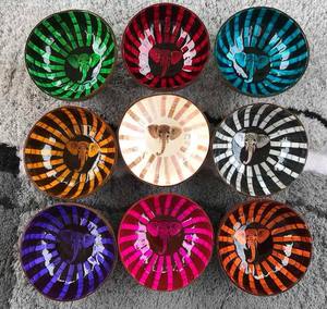 Cuenco de laca de coco ecológico de alta calidad, artesanía colorida para decoración del hogar - Product Image 6