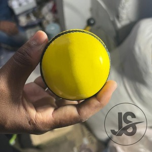 Premium Quality Yellow Hard <b>Ball</b> Sports Hardballs Entertainment Cricket <b>Ball</b> for Adults - Product Image 3