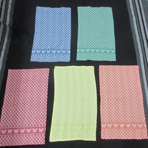 Lot de 2 serviettes de toilette de luxe 100 % coton biologique certifié GOTS à motif floral, sans rétrécissement, résistantes à la déchirure, séchage rapide, pour la cuisine - Product Image 6