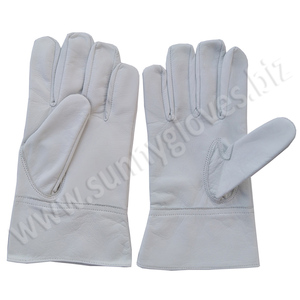 Gants de sécurité en cuir de vache fendu, pour la protection des mains, accessoire de travail - Product Image 1