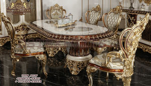Ensemble de meuble de Table à manger de Style européen, luxueux, sculpté à la main, Style victorien et français - Product Image 4