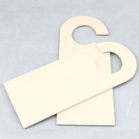 Panneau en bois Forme Plaine Blank Craft Plaque Panneau de porte de chambre d'hôtel en bois
