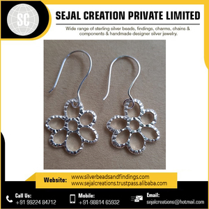 Vente chaude 925 argent boucles d'oreilles Boucles D'oreilles en Pierres Précieuses de L'inde - Product Image 5