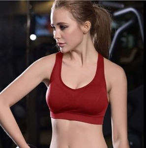 Soutien-gorge élastique de Yoga pour femme, vêtement de sport à fort Impact, sur mesure, blanc uni, avec Logo, grande taille, vente en gros, - Product Image 6