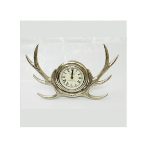 New Arrival Bảng Đồng Hồ Bạc Màu Hoàn Thành Cổ Kim Loại Sàn Đứng Bàn Đồng Hồ Bán Buôn Cho Nhà Hiện Đại Nội Thất - Product Image 3