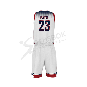 Uniformes de Baloncesto Transpirables Estampados Personalizados para Hombre, Impresión por Sublimación Digital, Antibacterianos, de Secado Rápido, al por Mayor - Product Image 3