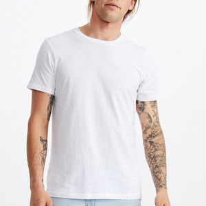 T-shirt à manches courtes pour hommes, en coton pur, de couleur blanche et noir, décontracté, avec tissus de marque, utilisé - Product Image 6