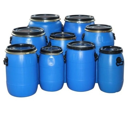 200LプラスチックドラムブルーHDPEケミカルシールオイルバレル200