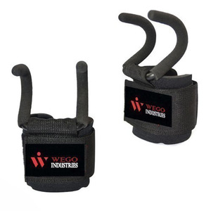 Correas de levantamiento de pesas personalizadas profesionales para entrenamiento de gimnasia ejercicio físico ganchos de muñeca de levantamiento de pesas - Product Image 4