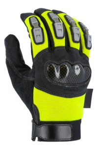 Knucklehead Heavyweight Armor Skin Mechanics Gant Gants de travail en cuir synthétique Gants de sécurité Accepter Logo personnalisé PK - Product Image 3