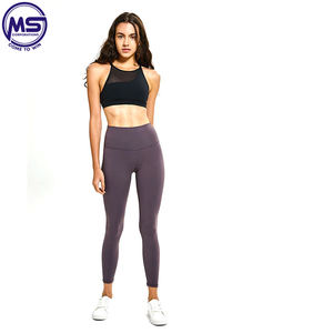 Pantalons de sport OEM pour femmes, leggings de yoga extensibles à taille haute avec poches, vêtements de sport personnalisés pour la gym - Product Image 6
