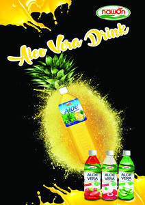 Saveur de raisin à l'aloe vera, naturelle, sans sucre, 1l - Product Image 3