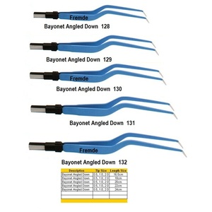 Pincettes bipolarisées européennes, baïonnette réutilisable, taille 16.5 à 24cm, taille 0.5 à 2mm, certifié CE - Product Image 5