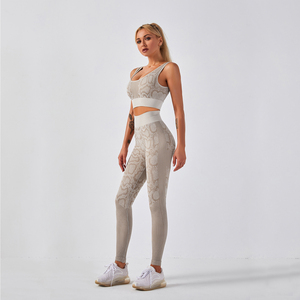 Leggings de yoga taille haute sans couture de haute qualité pour femmes vente en gros de vêtements de sport de fitness - Product Image 6