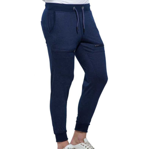 กางเกงกีฬาผ้าคอตตอนเอวสูงสำหรับผู้ชายกางเกงวิ่งจ๊อกกิ้งทรงสลิมฟิตลำลอง - Product Image 3